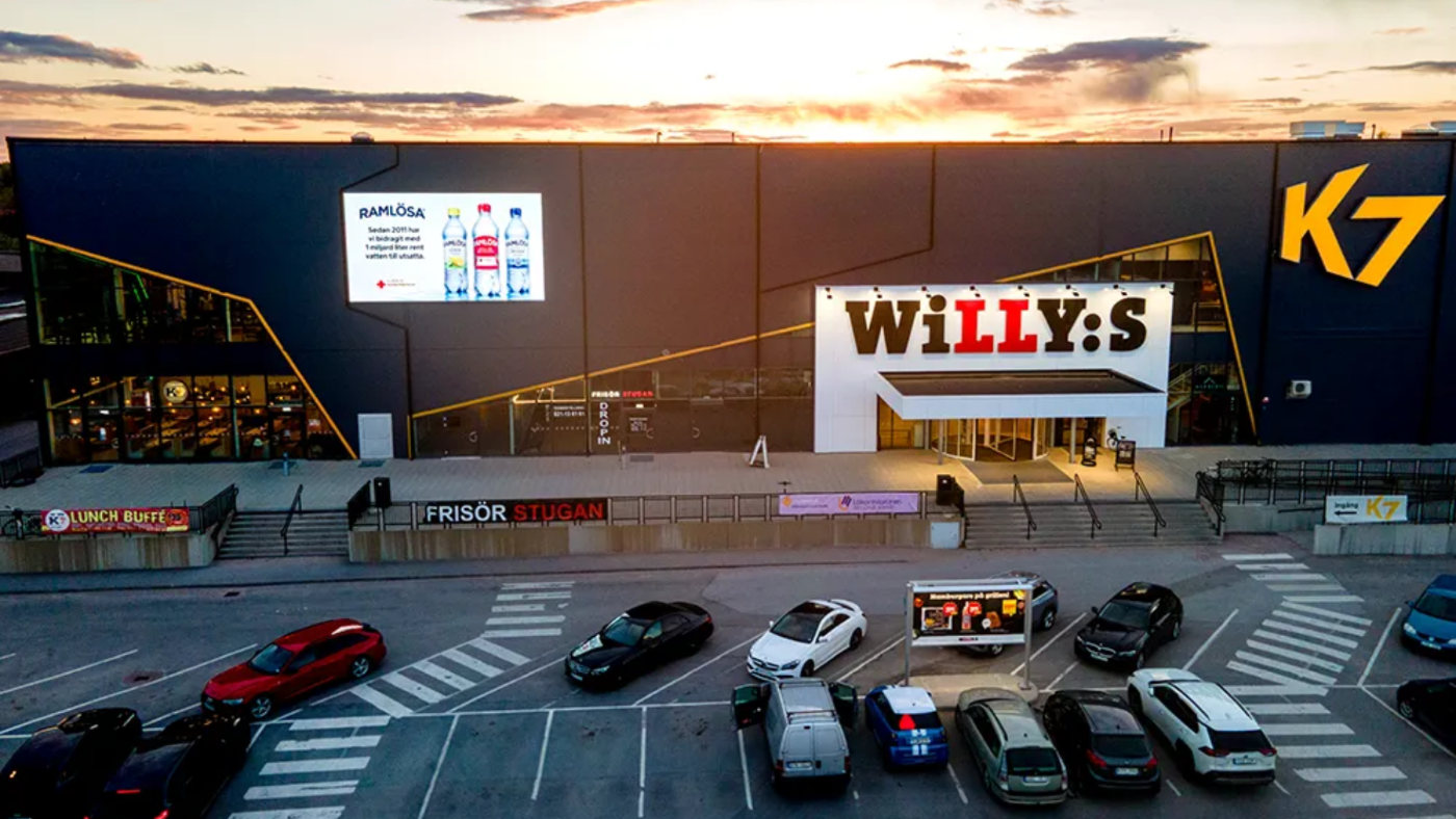 Storbild kvällsbild