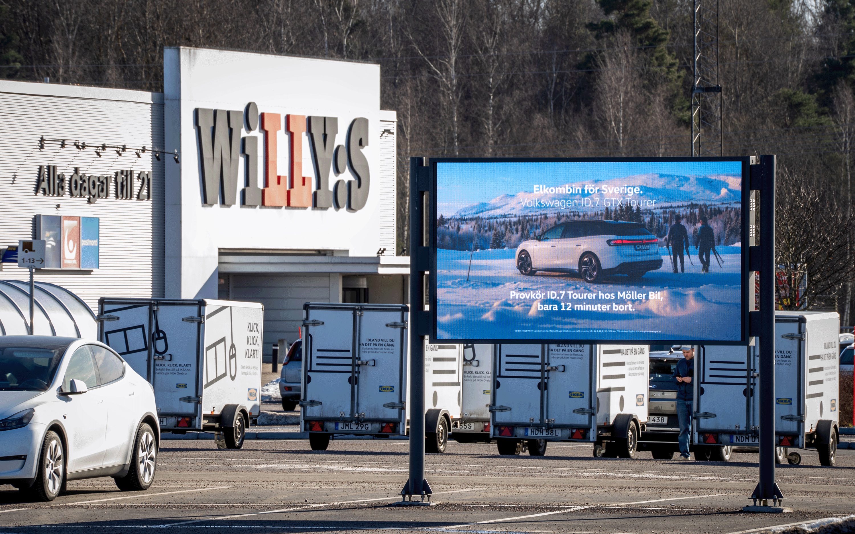 ParkSign vid ICA Maxi Erikslund
