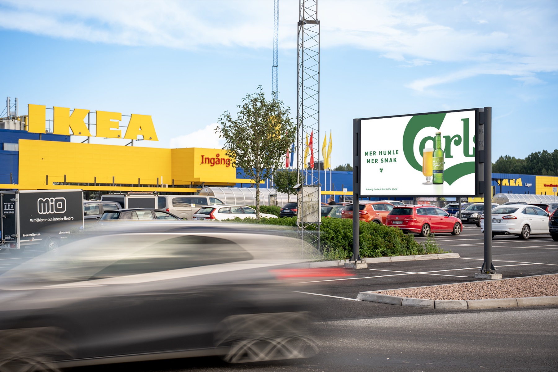 ParkSign vid IKEA Örebro